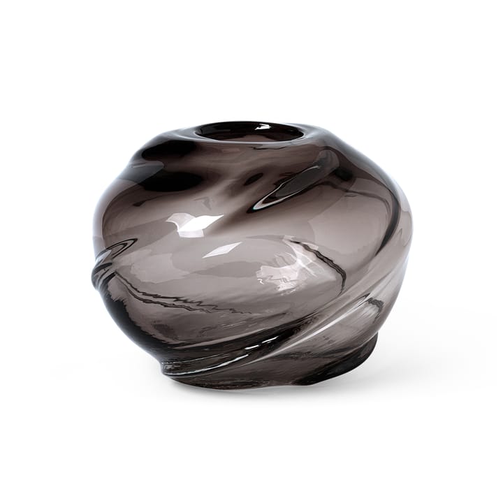 Water Swirl vase rund Ø21 cm - Smoked Grey - Ferm LIVING