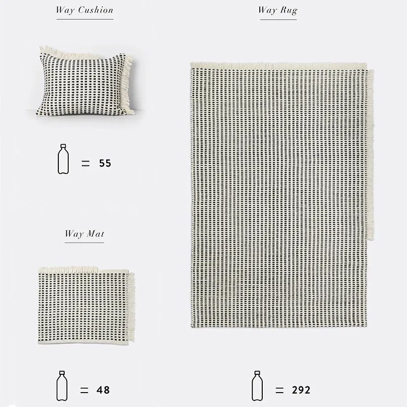 Way Outdoor rug tæppe, Off-white Ferm Living