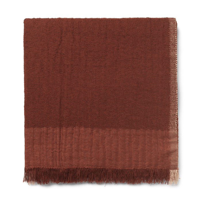 Weaver plaid 120x170 cm - Red Brown - Ferm Living