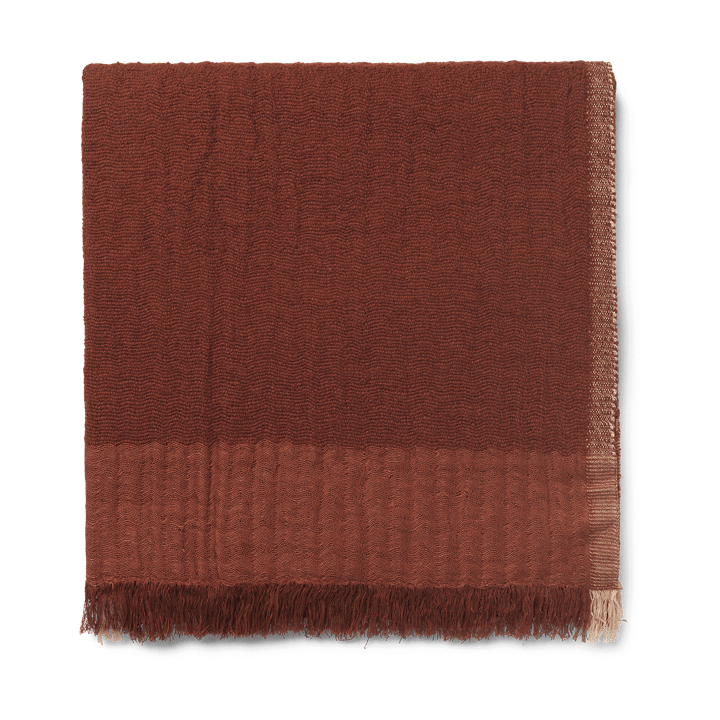 Weaver plaid 120x170 cm - Red Brown - Ferm LIVING