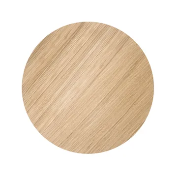 Wire basket top oiled oak - small Ø 40 cm - Ferm Living