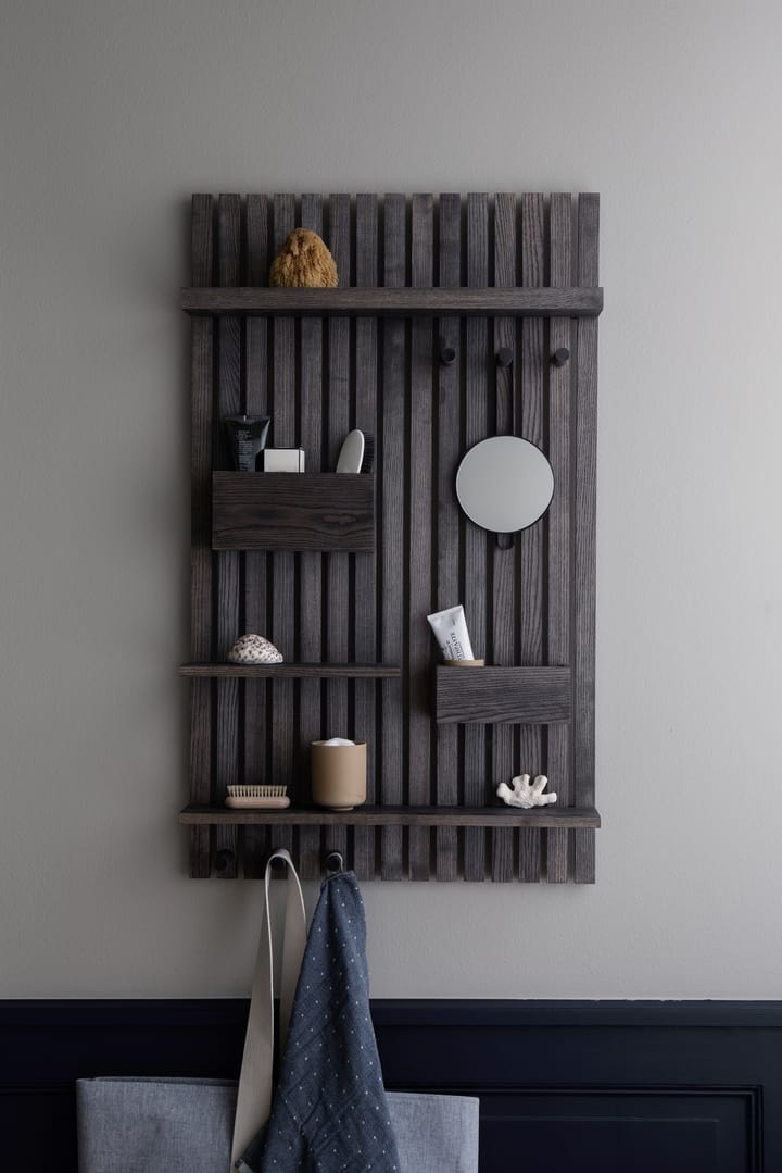 Wooden multi shelf hylde, Mørkbejdset ask Ferm Living