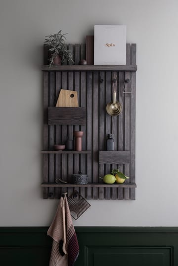 Wooden multi shelf hylde - Mørkbejdset ask - Ferm Living