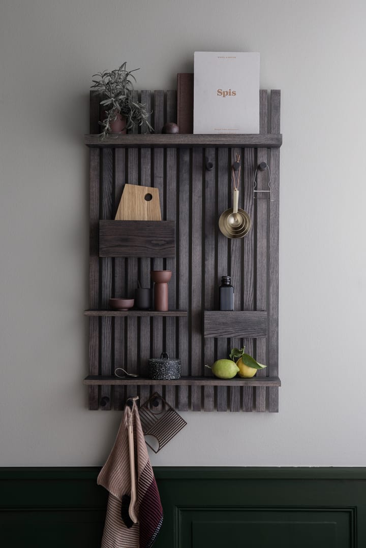 Wooden multi shelf hylde - Mørkbejdset ask - ferm LIVING