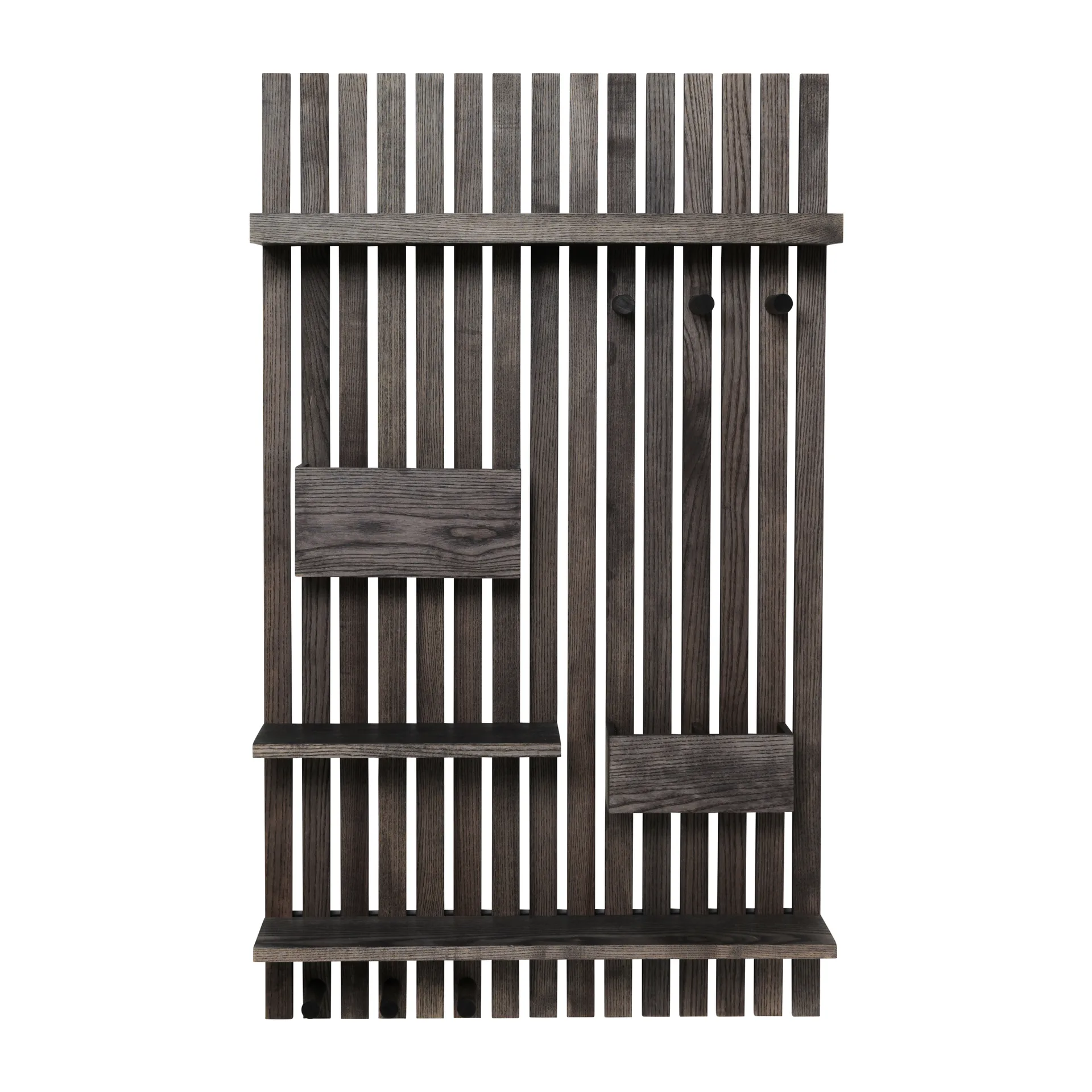 Wooden multi shelf hylde, Mørkbejdset ask Ferm Living