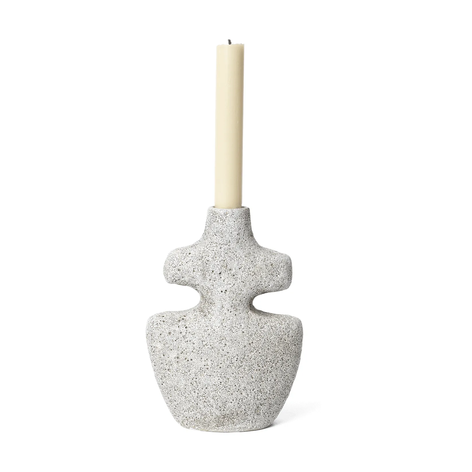 Yara lysestage medium, Grey Pumice Ferm Living