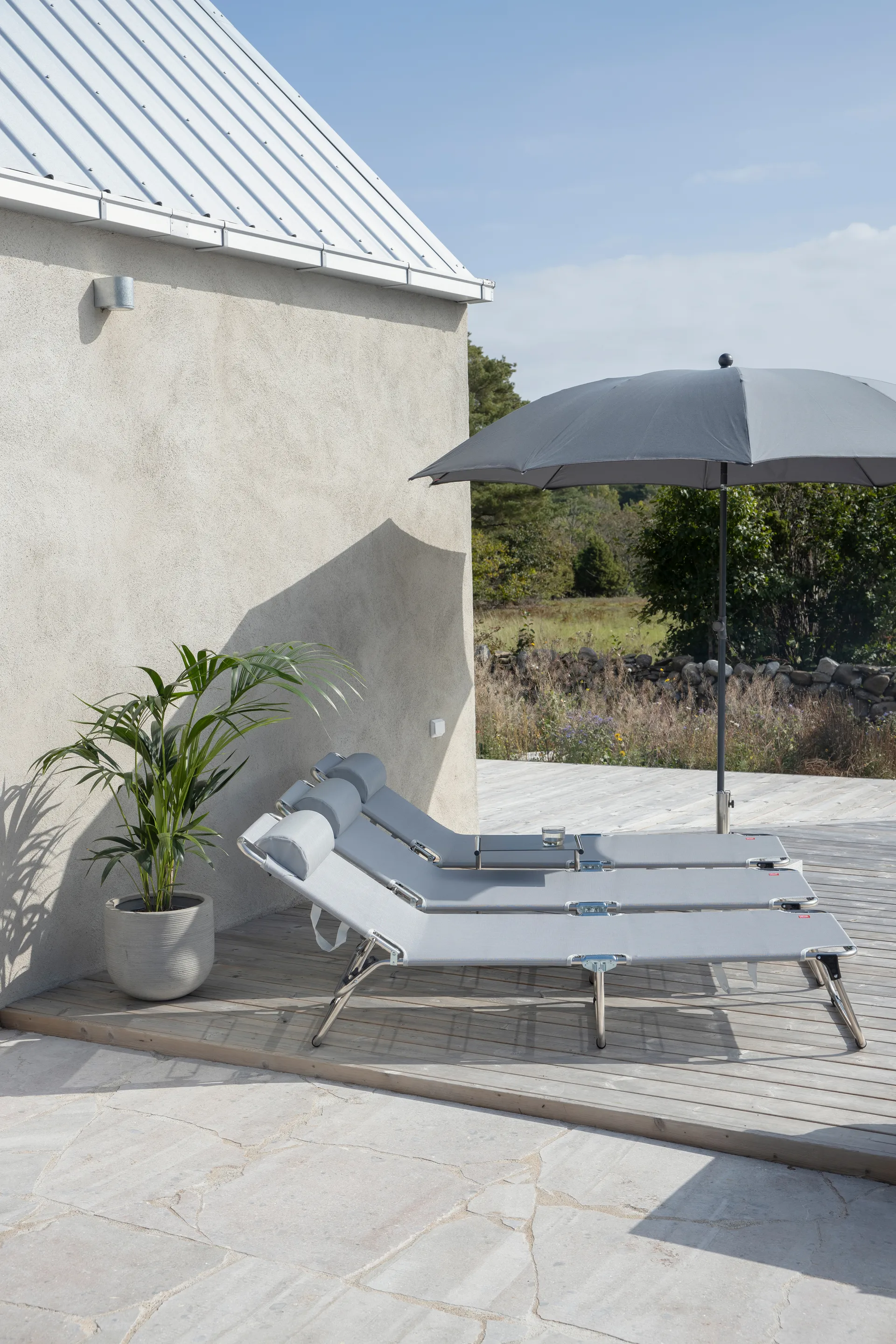 Amigo/Samba nakkepude, Textaline grey Fiam