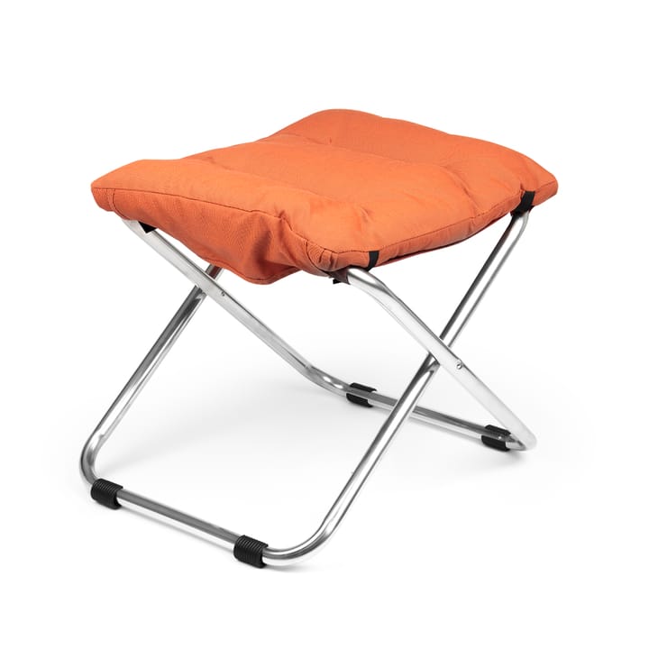 Chico Soft skammel - Orange-aluminiumstativ - Fiam