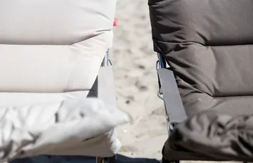 Fiesta Soft solstol - Stof beige-aluminiumstativ - Fiam