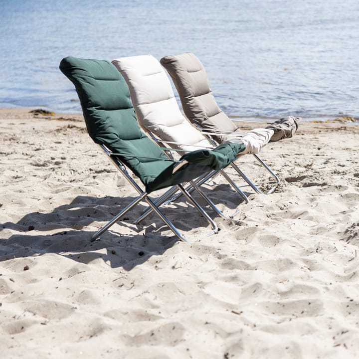 Fiesta Soft solstol, Stof dark green-aluminiumstativ Fiam