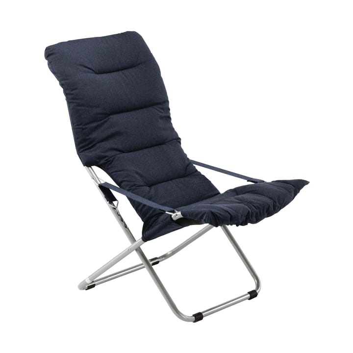Fiesta Soft solstol - stof navy, aluminiumstel - Fiam