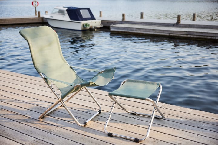 Fiesta solstol, Sage green-aluminiumstativ Fiam
