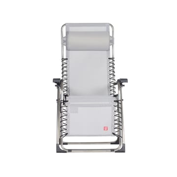 Movida liggestol - Textaline grey-aluminiumstativ - Fiam