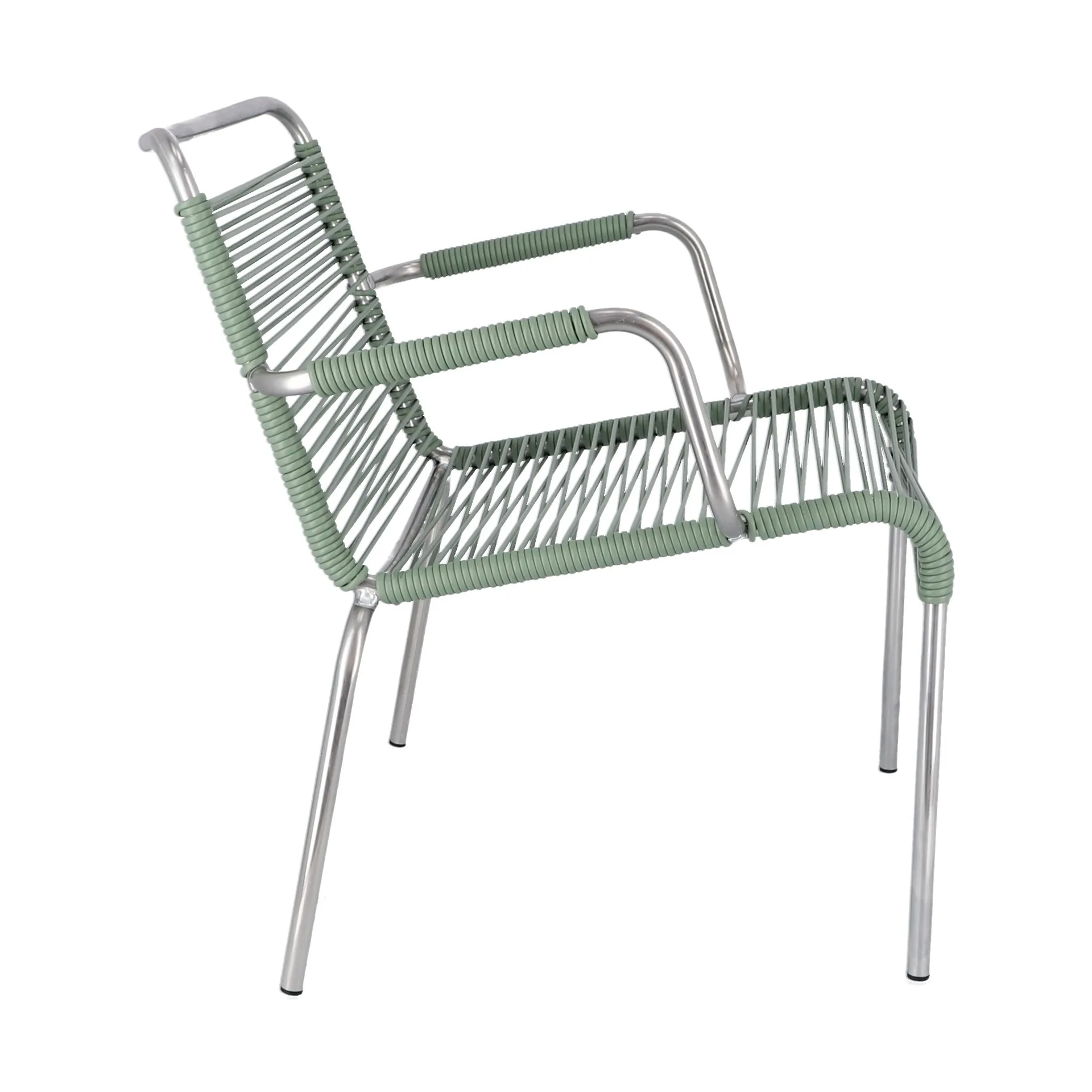 Mya Lounge armstol, Sage green Fiam