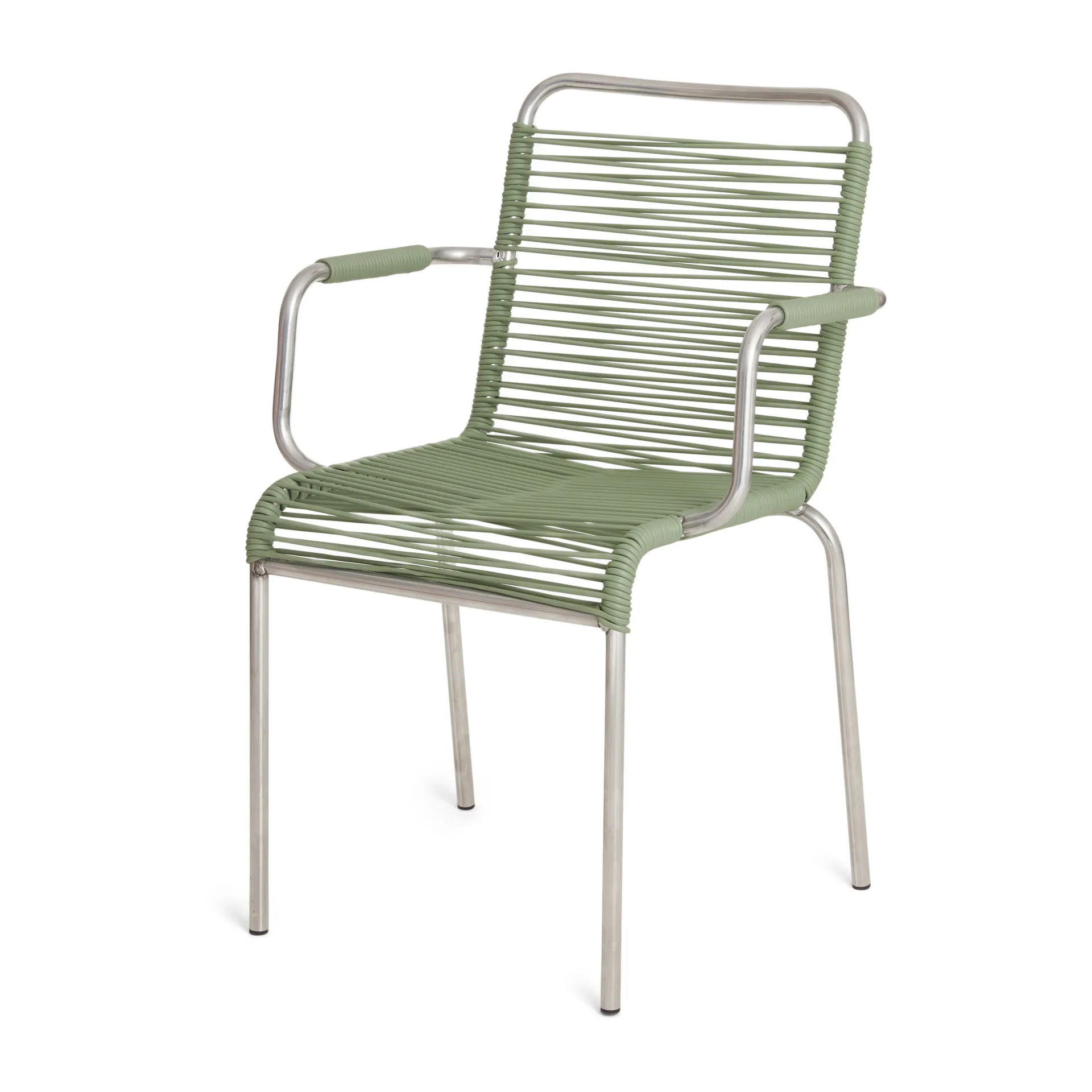 Mya stol aluminium, Sage green Fiam