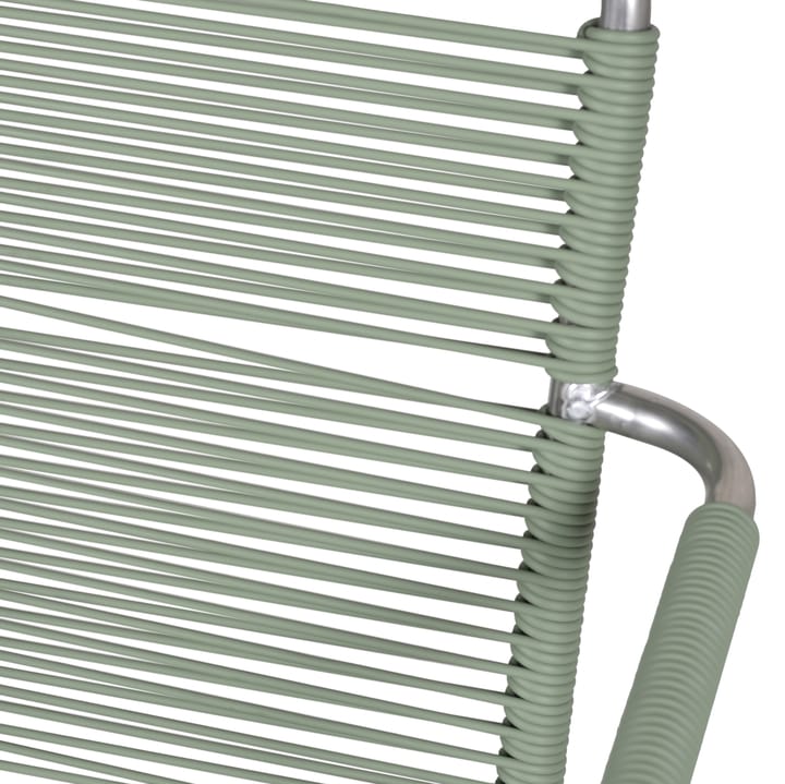 Mya stol aluminium, Sage green Fiam