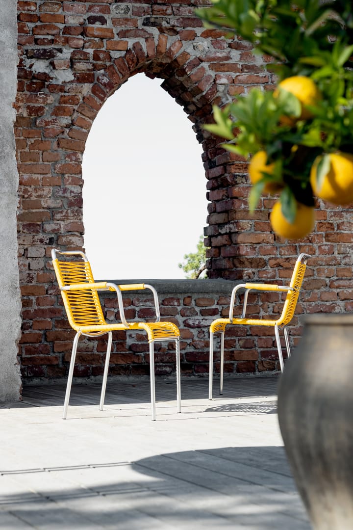 Mya stol aluminium, Yellow Fiam