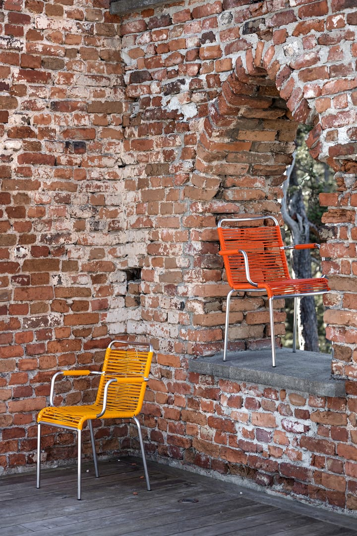 Mya stol aluminium, Yellow Fiam