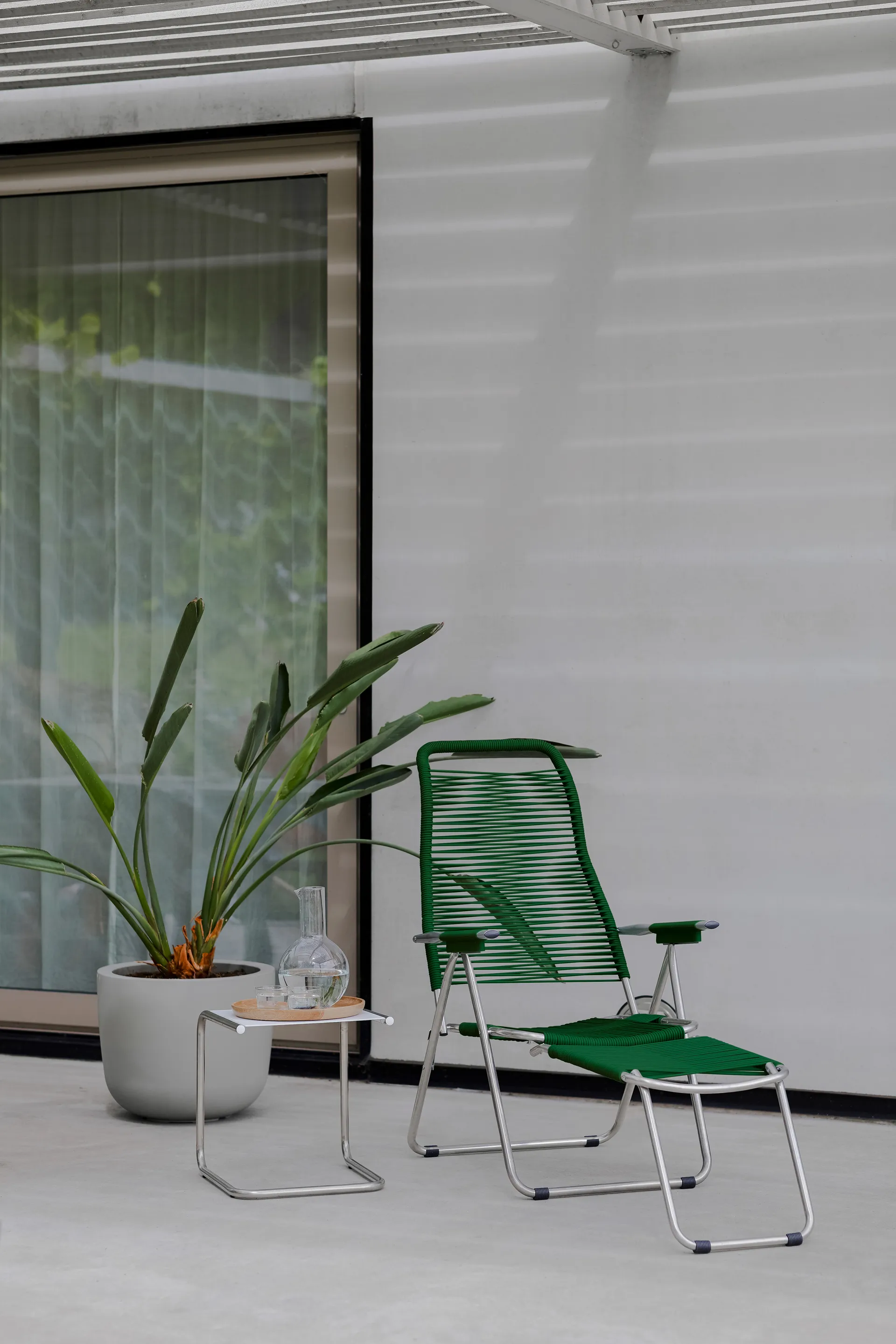 Spaghetti solseng med fodstøtte, Green Fiam