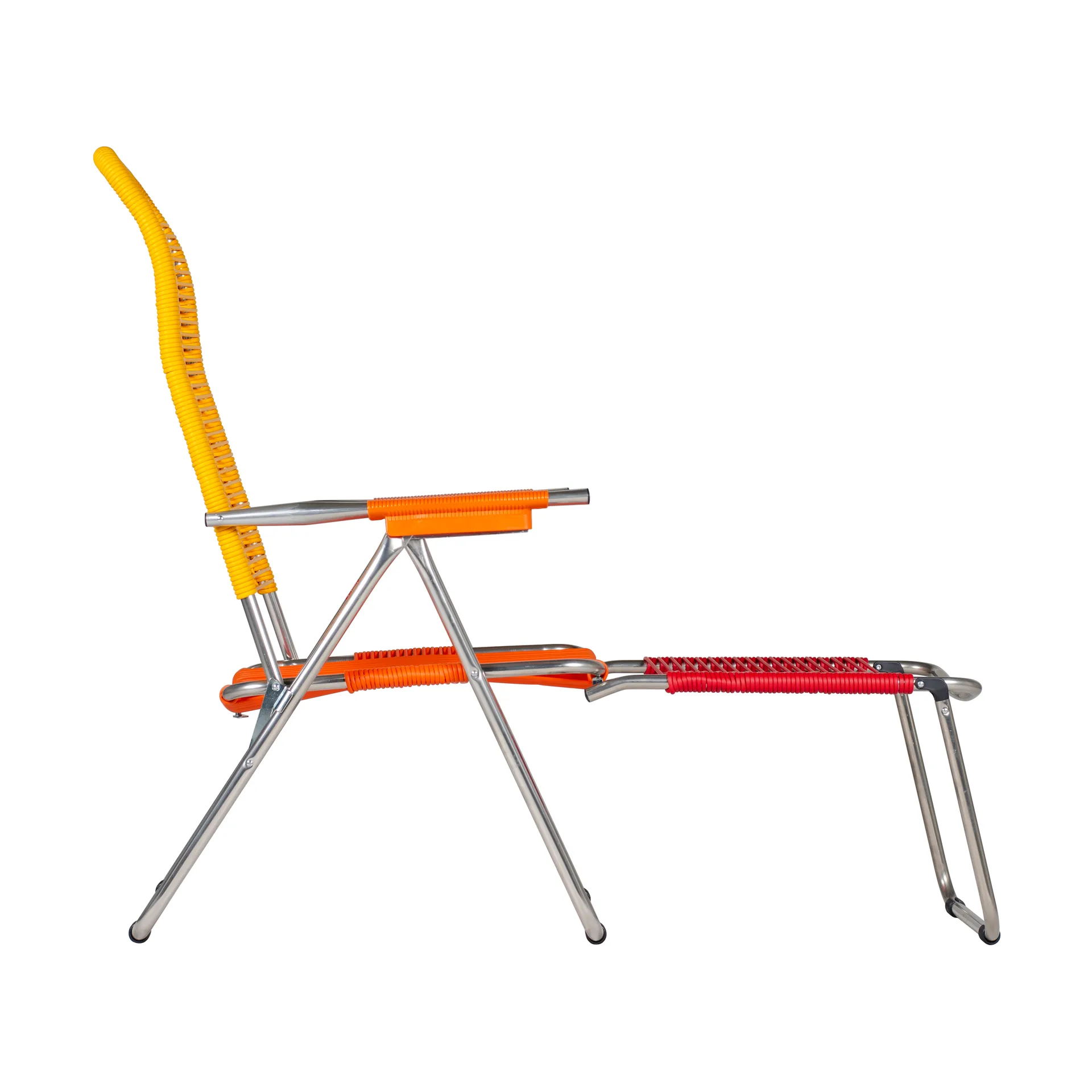 Spaghetti solseng med fodstøtte, Multi-gul Fiam