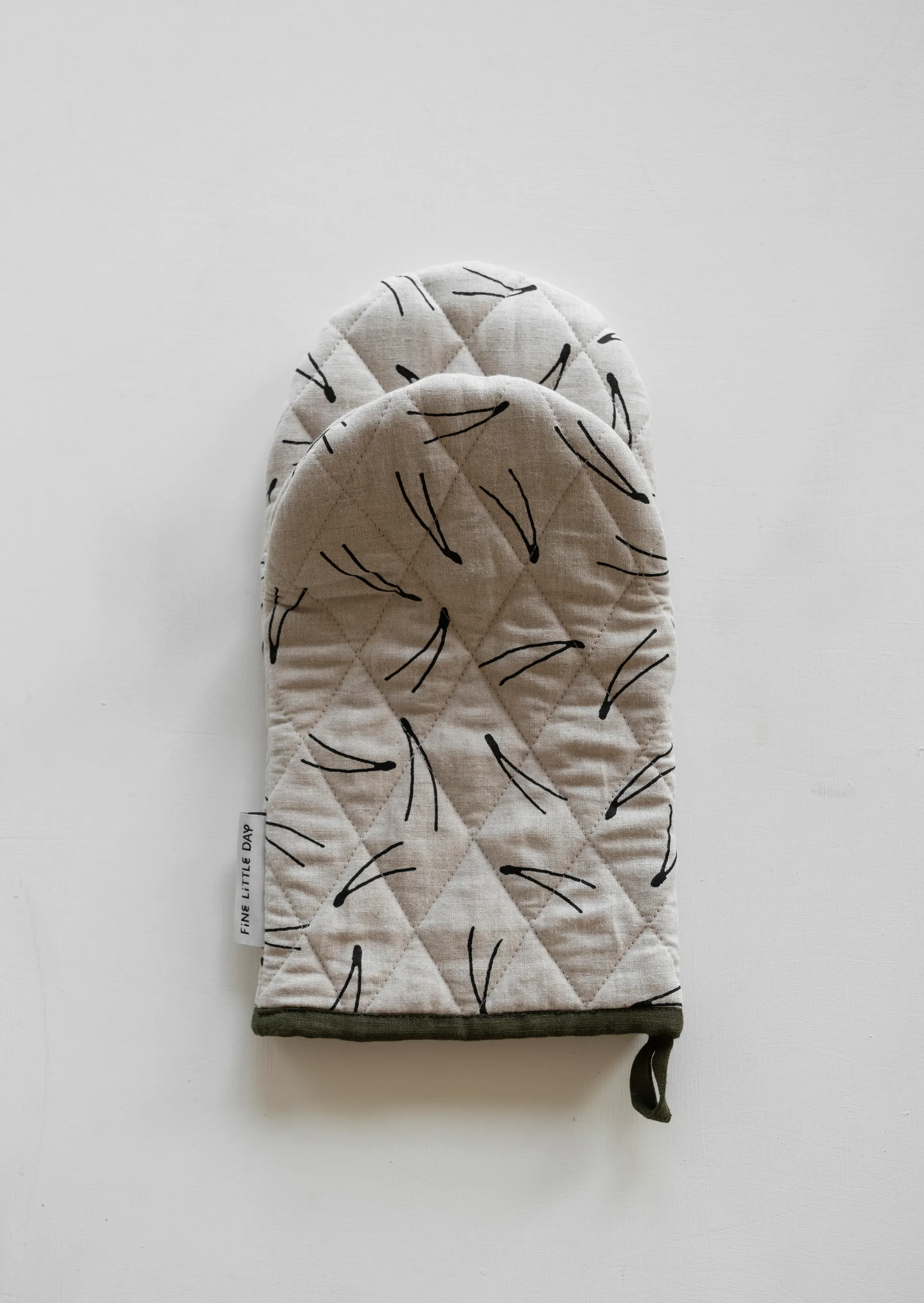 Barr quiltet grillhandske, Natur Fine Little Day