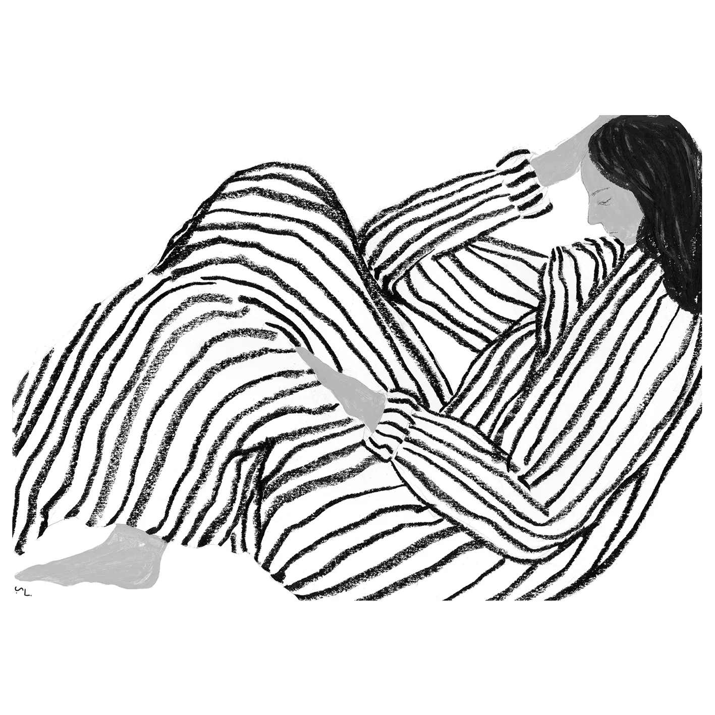 Bored plakat, 70x100 cm Fine Little Day