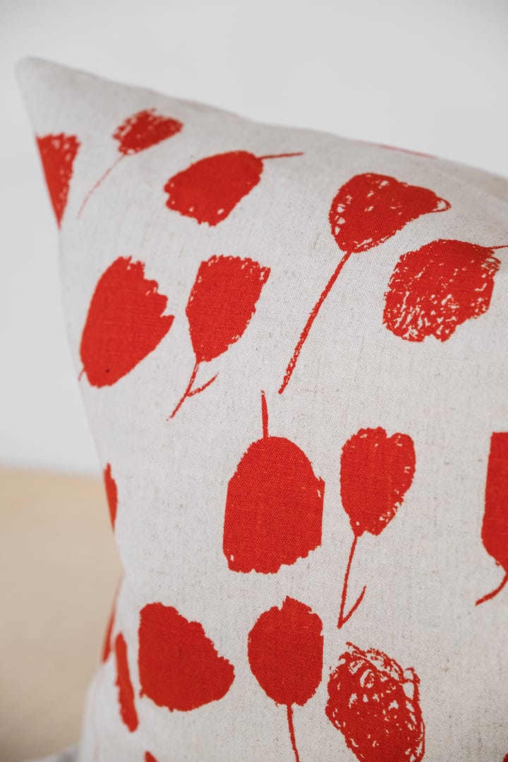 Bouquet pudebetræk 48x48 cm, Nature-poppy red Fine Little Day