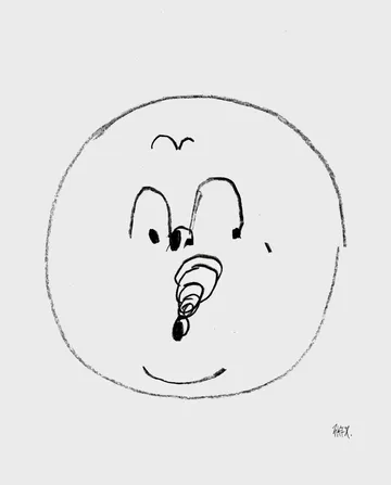 Bubbles plakat 40x50 cm - Sort/Hvid - Fine Little Day