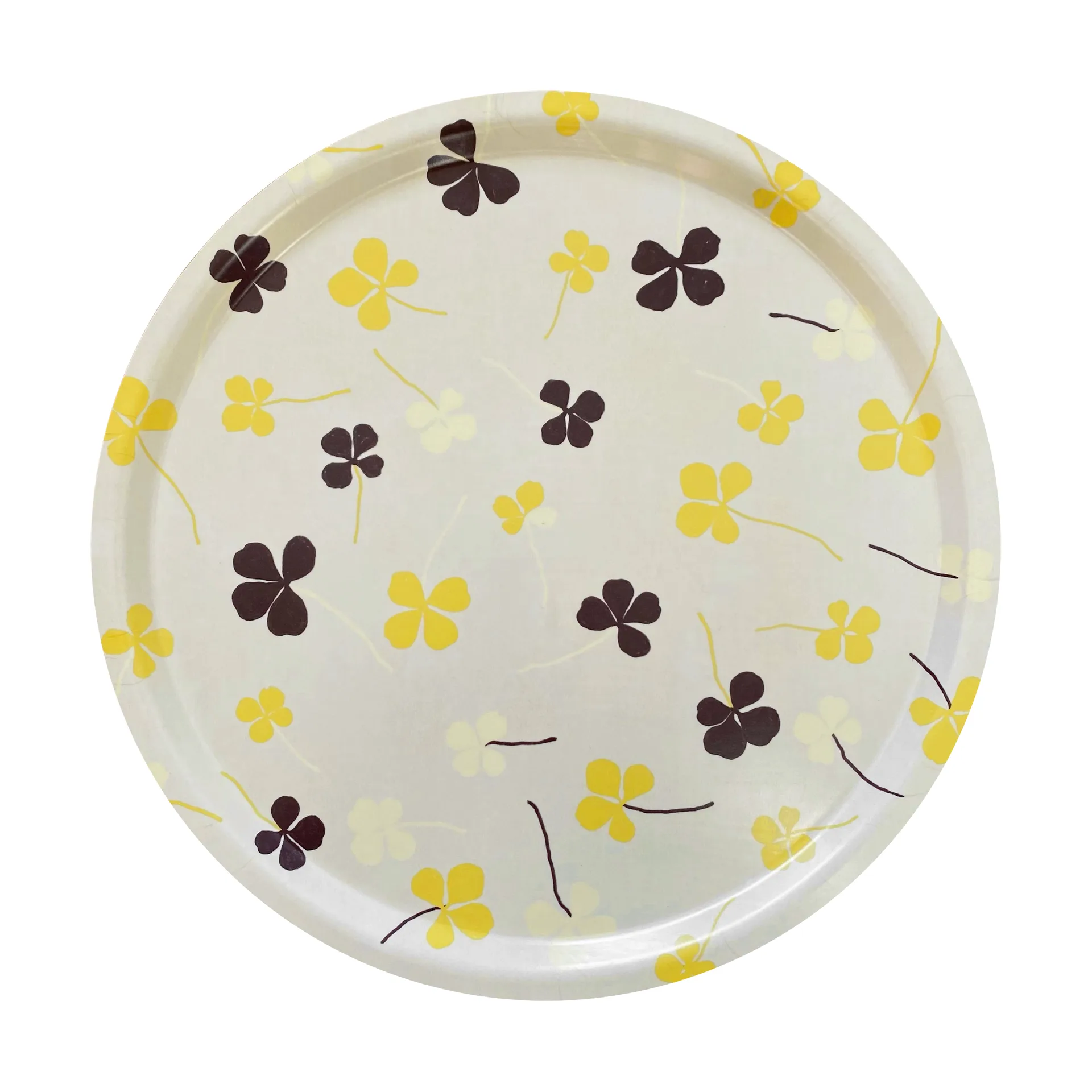Clover bakke Ø38 cm, White-yellow Fine Little Day
