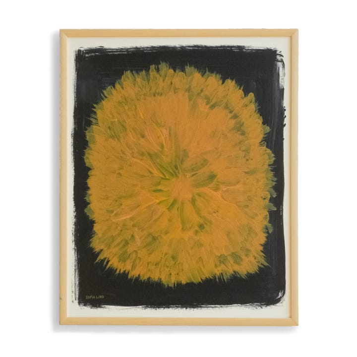 Dandelion plakat 40x50 cm - Gul/Sort - Fine Little Day