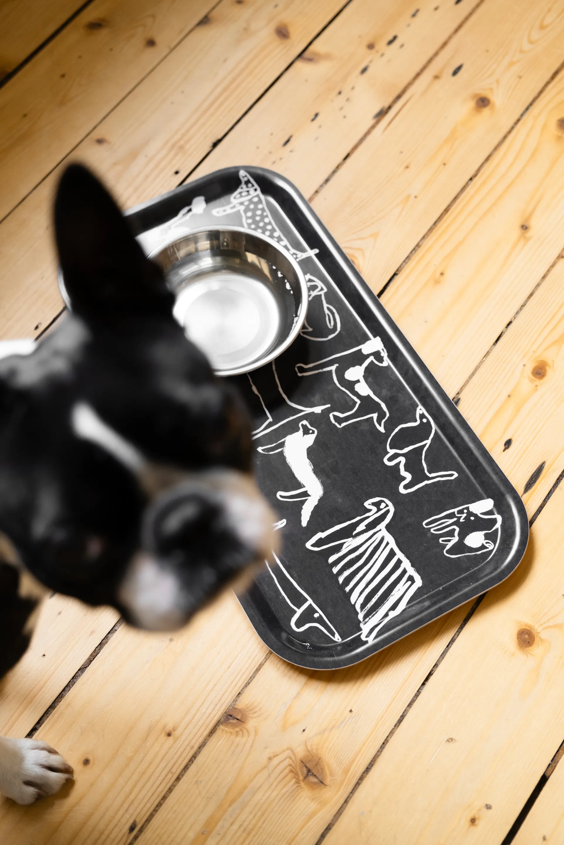 Dogs bakke 22x43 cm, Black-white Fine Little Day