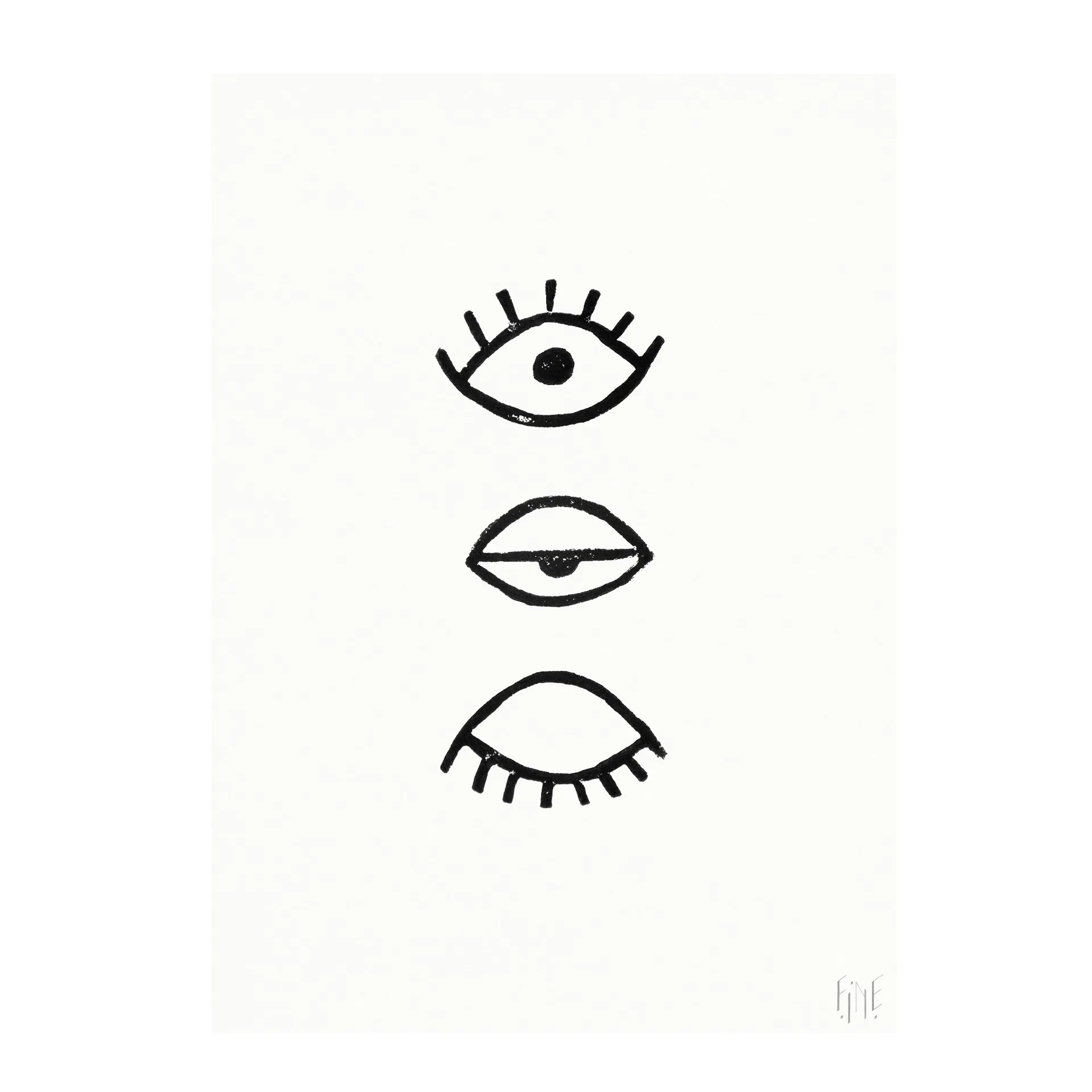 Eye Eye plakat, 50x70 cm Fine Little Day