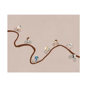 Giro plakat - Beige, 50x40 cm - Fine Little Day