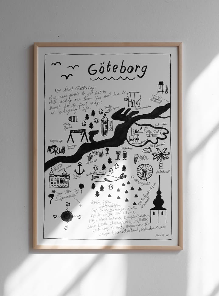 Göteborg plakat - 50x70 cm - Fine Little Day