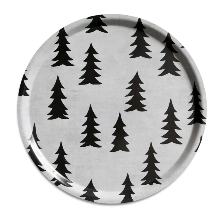 Gran bakke - hvid-sort, Ø38 cm - Fine Little Day
