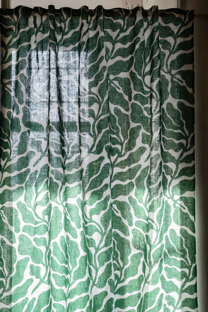 Leaves gardinlængde 147x250 cm, Green Fine Little Day