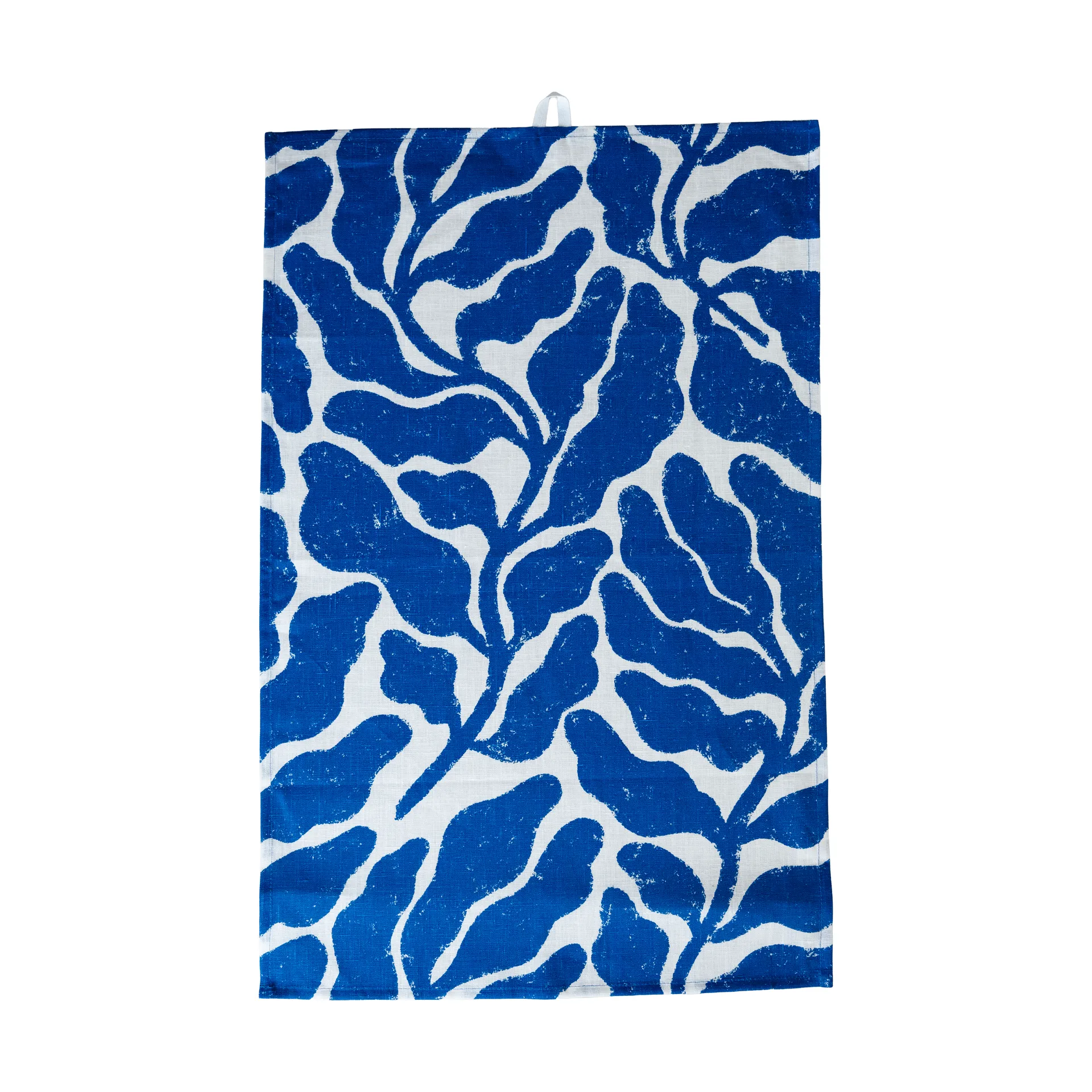 Leaves viskestykke, Hvid-blå, 47x70 cm Fine Little Day