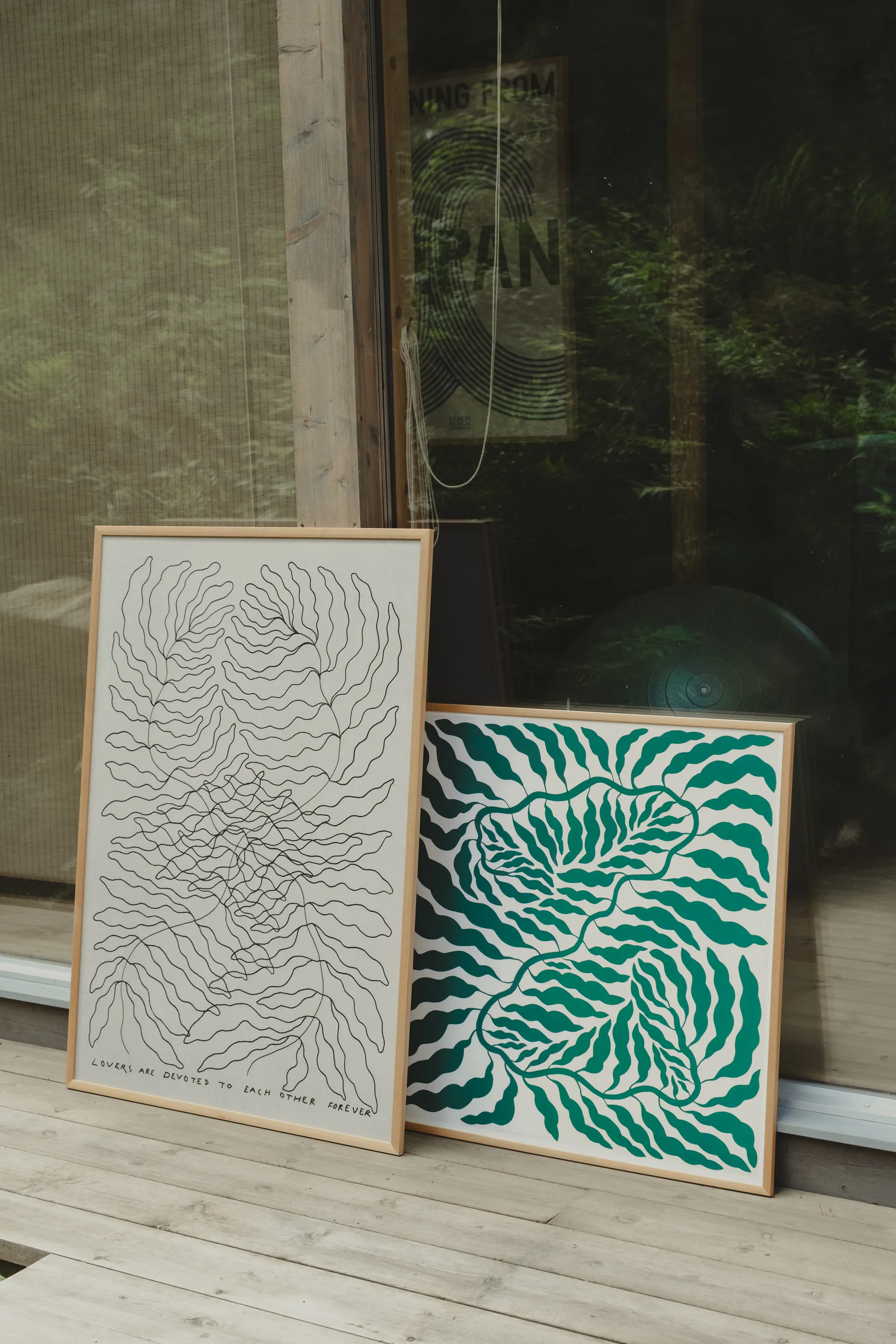 Lovers plakat, 70x100 cm Fine Little Day