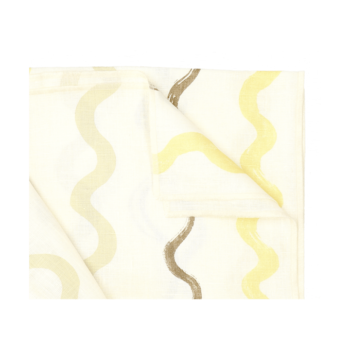 Randig borddug 149x250 cm - White-yellow - Fine Little Day