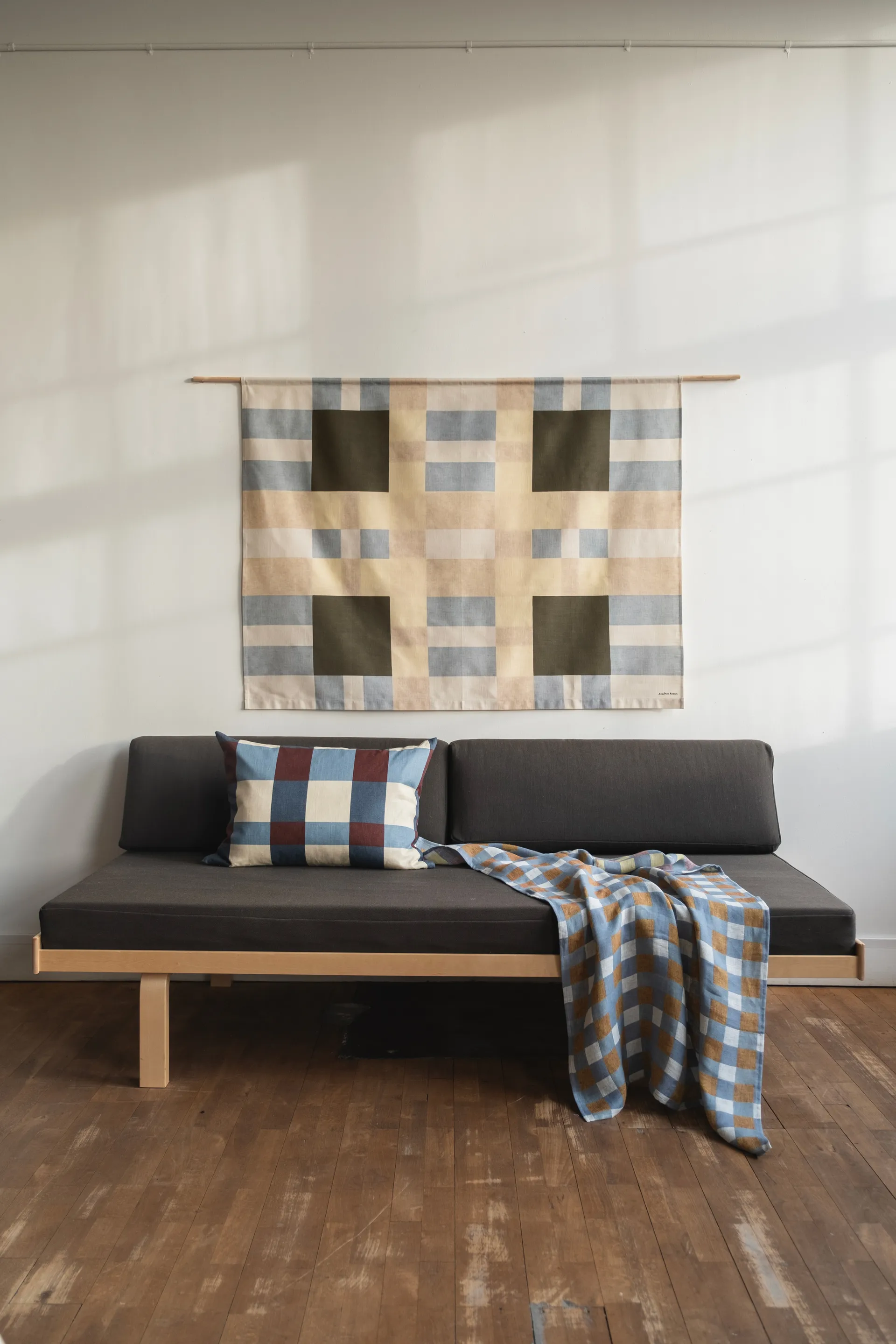 Rutan plaid 100x145 cm, Oat Fine Little Day