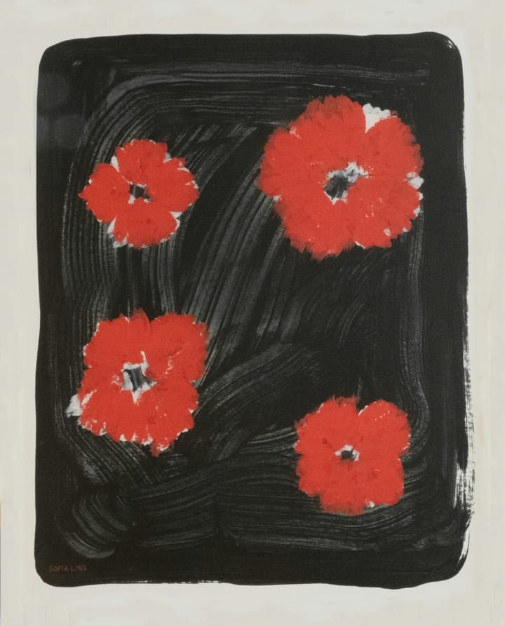 Scarlet pimpernel plakat 40x50 cm
, Rød/Sort Fine Little Day