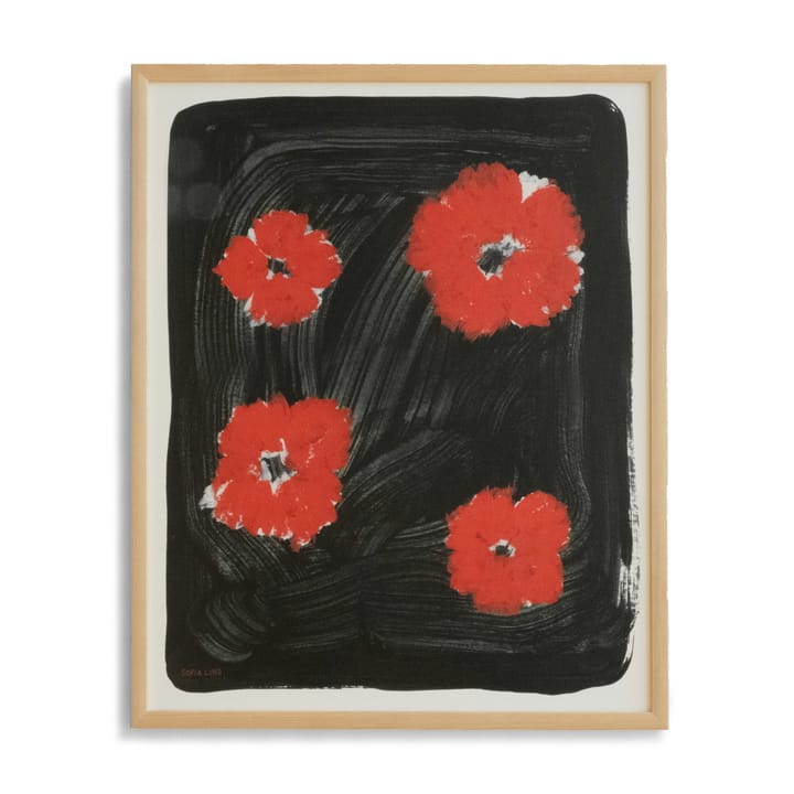Scarlet pimpernel plakat 40x50 cm
, Rød/Sort Fine Little Day