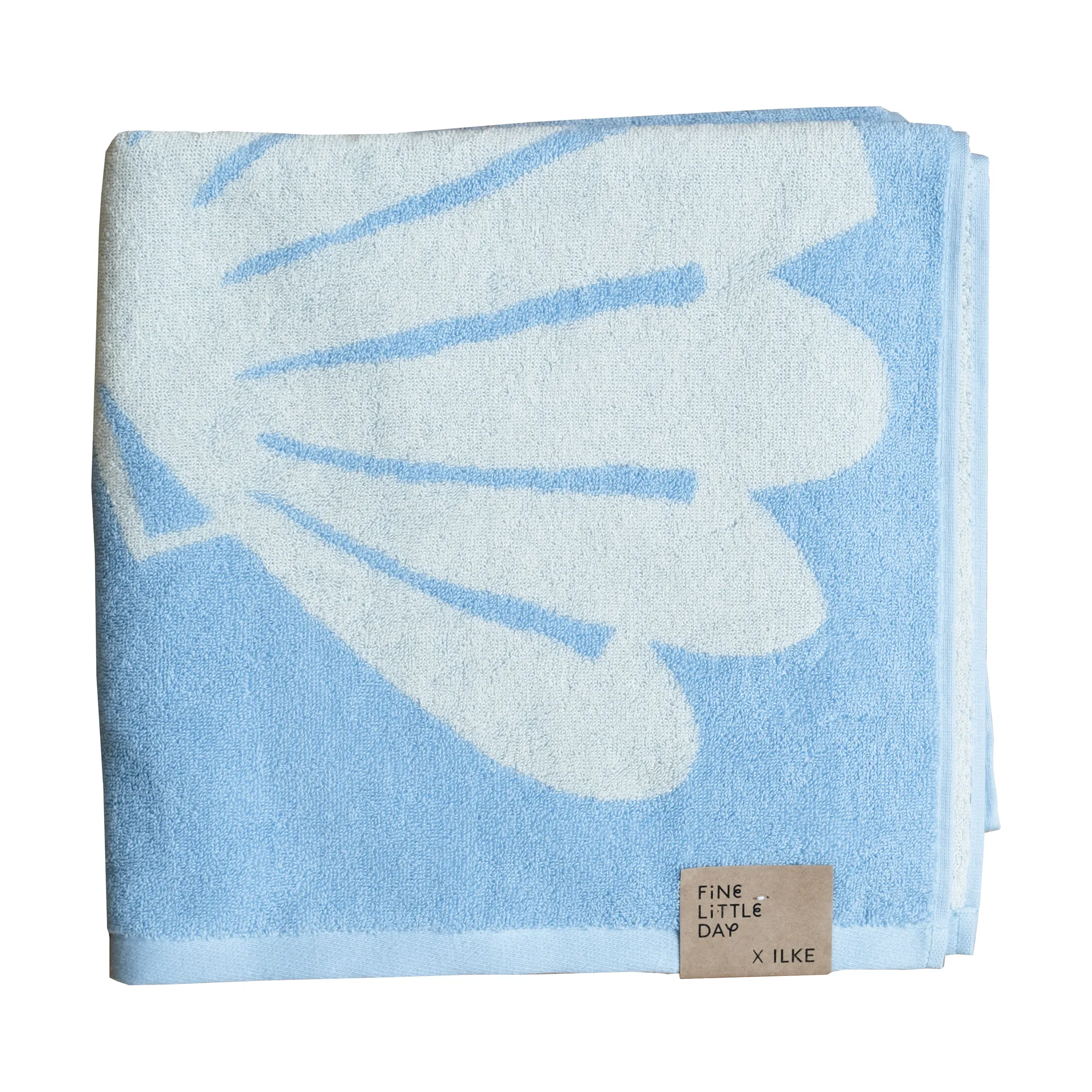 Snäcka badehåndklæde 70x140 cm, Blue Fine Little Day