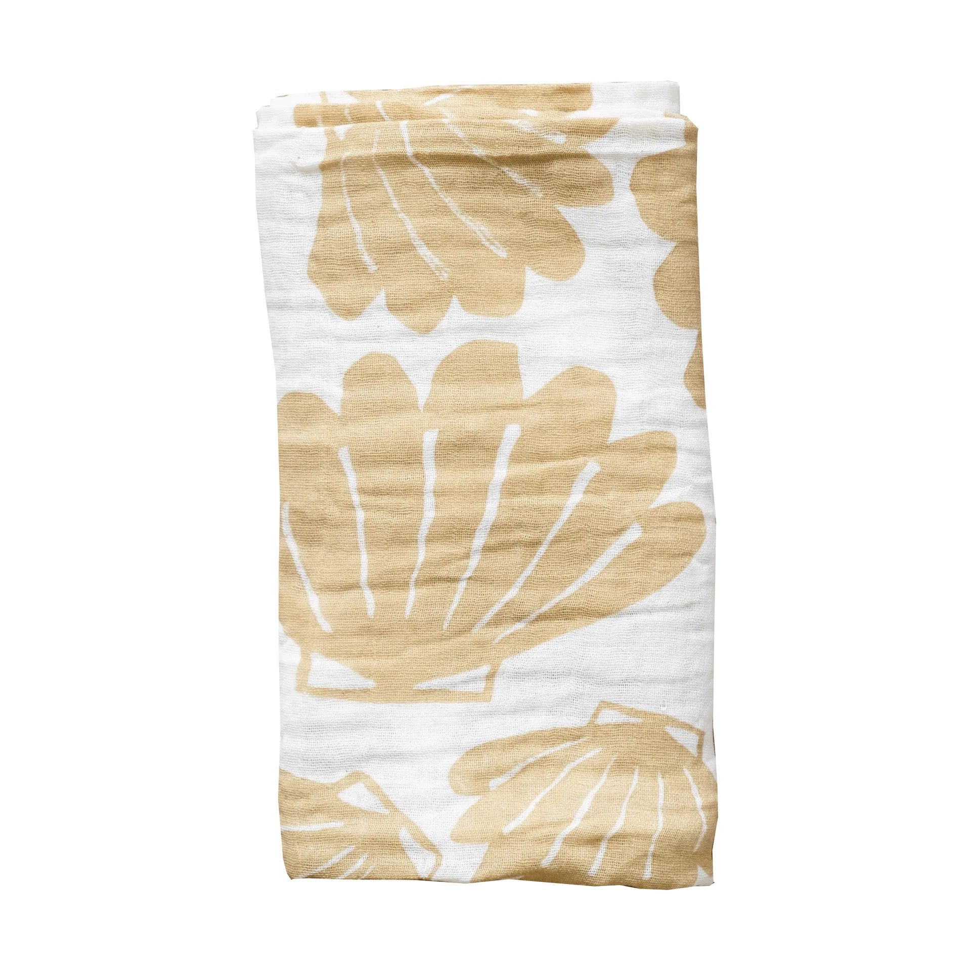 Snäcka musselintæppe 120x120 cm, Sand Fine Little Day