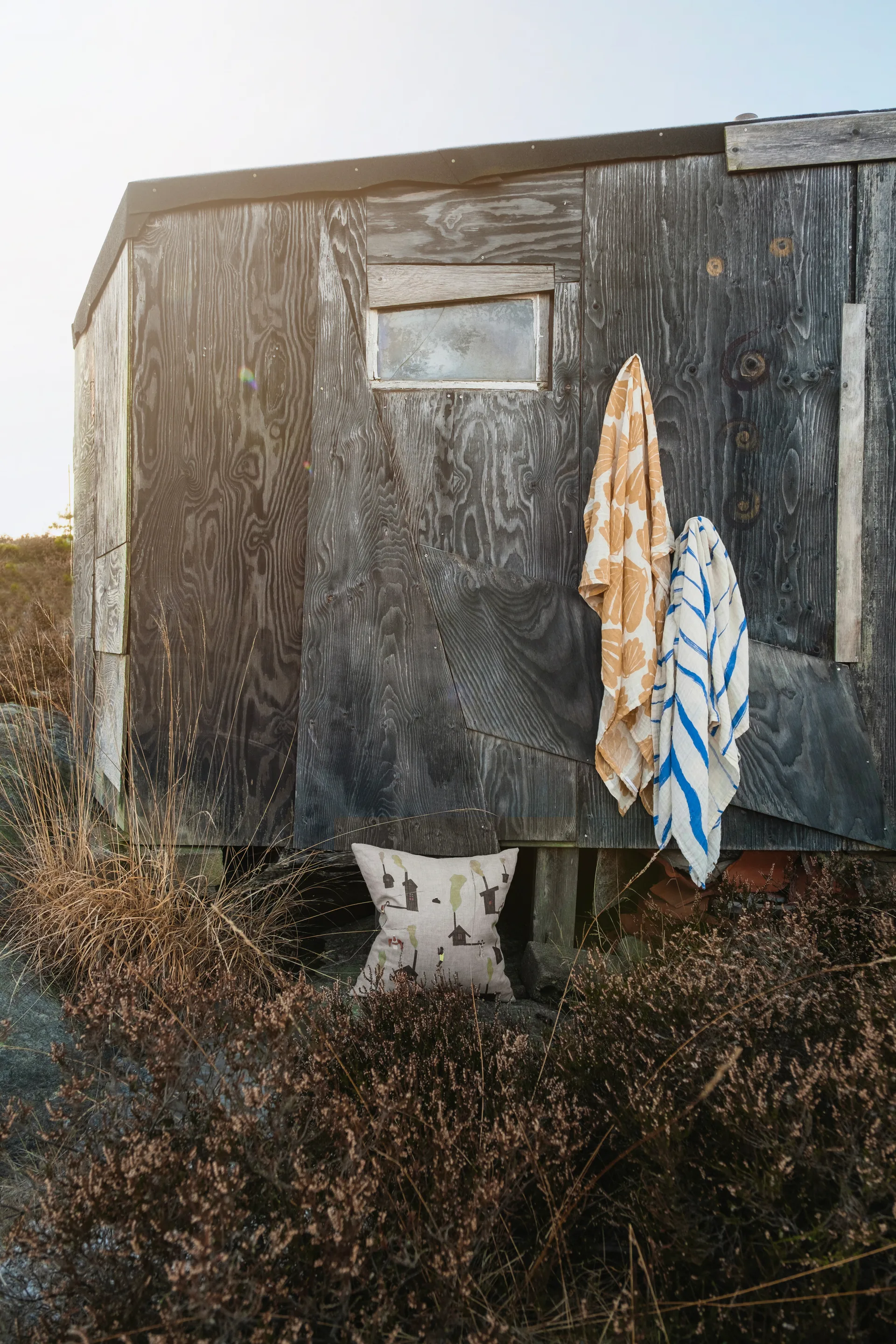 Snäcka musselintæppe 120x120 cm, Sand Fine Little Day