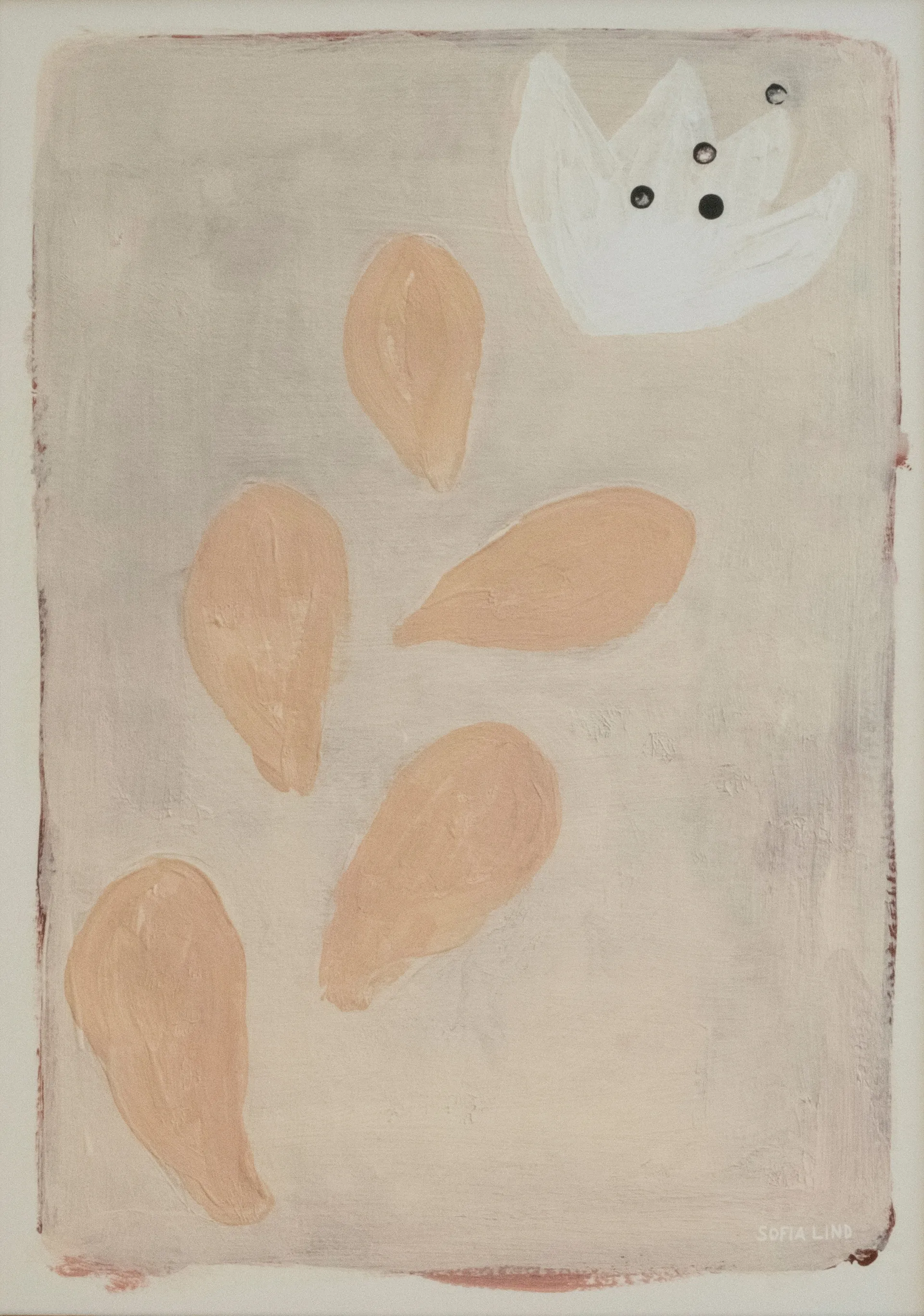 Stone Crop plakat 50x70 cm, Pink/Nude Fine Little Day