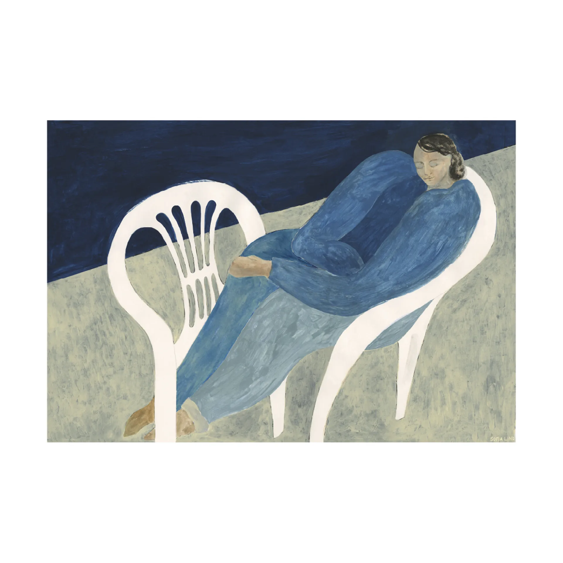 Summer evening poster, 70x50 cm Fine Little Day