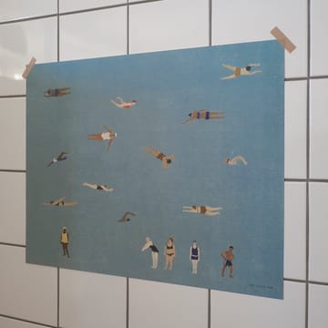 Swimmers plakat - 40x50 cm - Fine Little Day