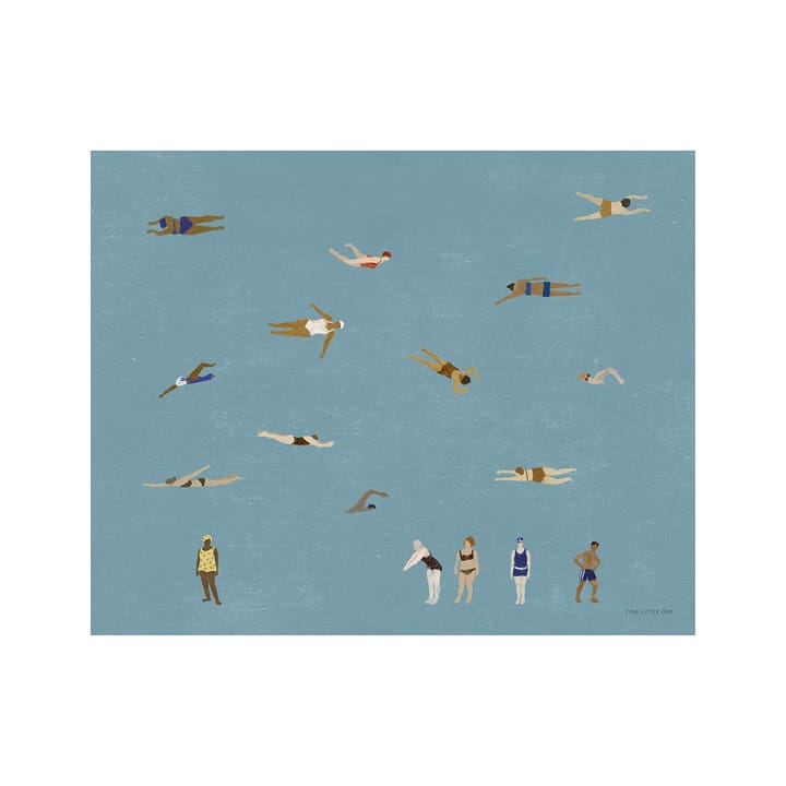 Swimmers plakat - 40x50 cm - Fine Little Day