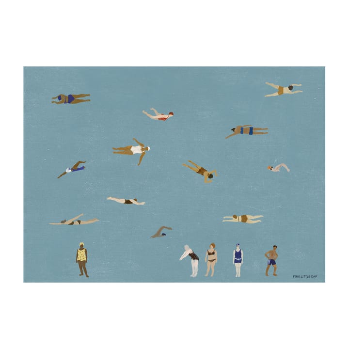 Swimmers plakat - 50x70 cm - Fine Little Day